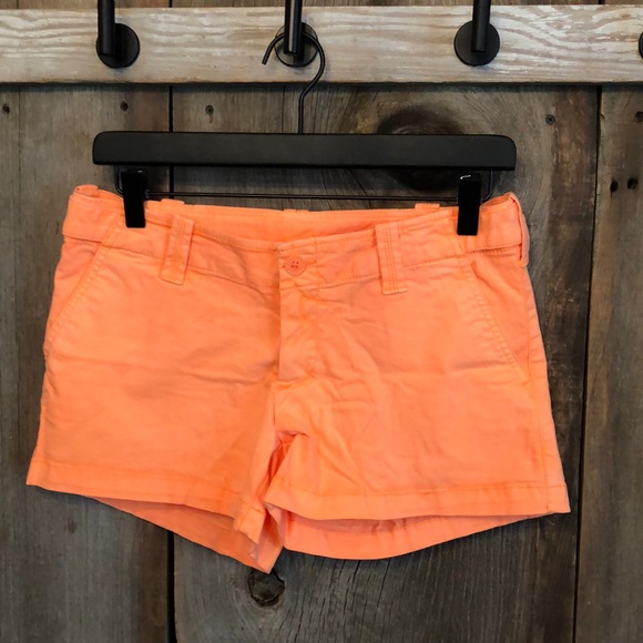 Victoria's Secret Pants - Vintage Victoria’s Secret Orange Neon Shorts Sz 2
